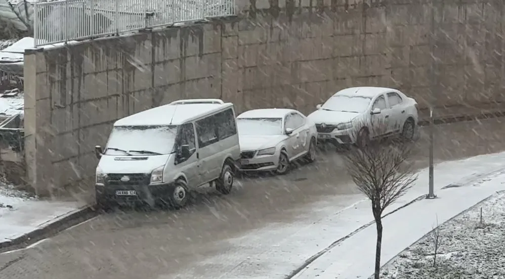 Yüksekova’da kar yağışı etkili oldu