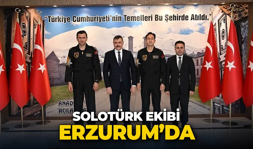 SOLOTÜRK ekibi Erzurum’da