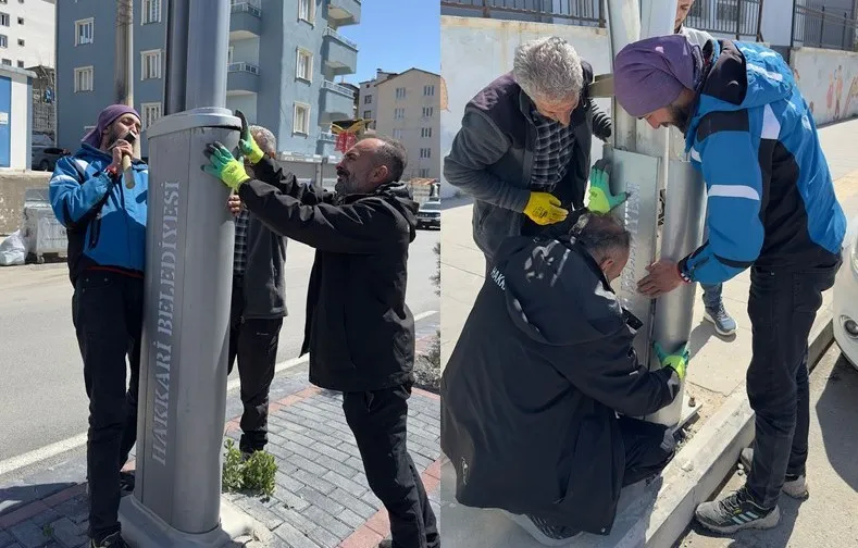 Fırtına sonrası onarım çalışması başlatıldı