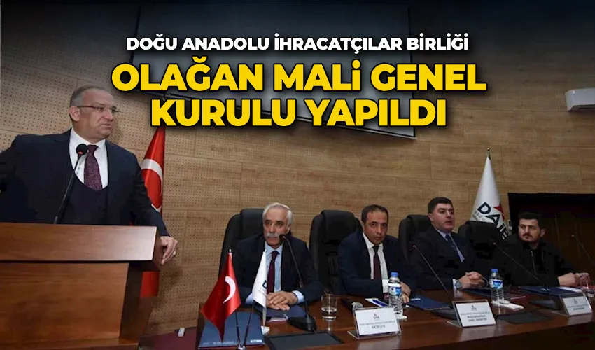 DAİB olağan mali genel kurulu yapıldı