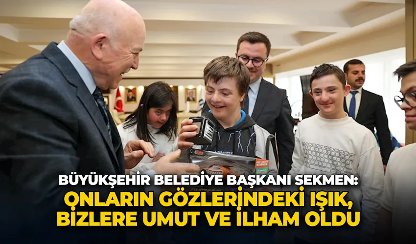 Başkan Sekmen; 