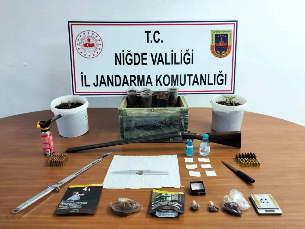 jandarmadan uyuşturucu ve kaçak ürün operasyonu