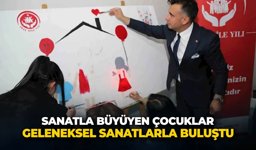 KUDAKAF’25’te aile yılı ruhu: Sanatla büyüyen çocuklar geleneksel sanatlarla buluştu