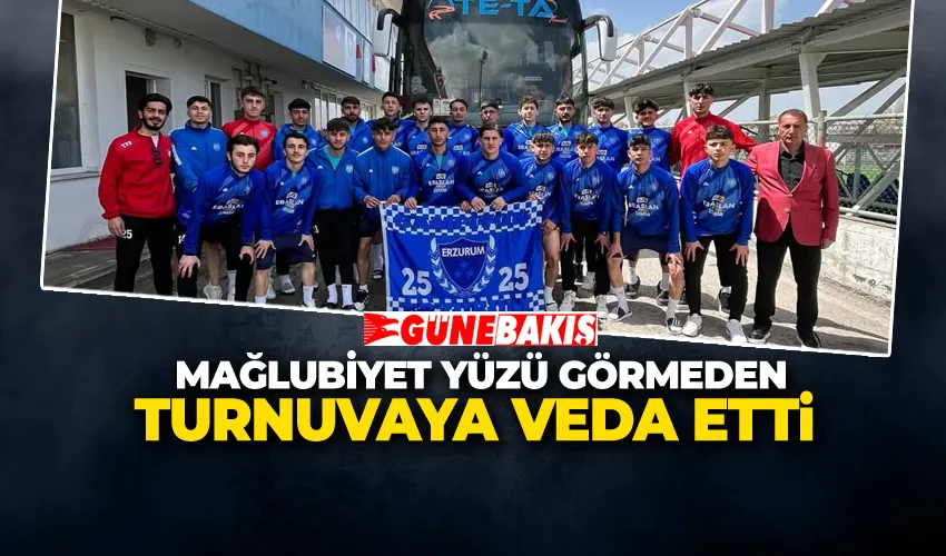 MAĞLUBİYET YÜZÜ GÖRMEDEN TURNUVAYA VEDA ETTİ