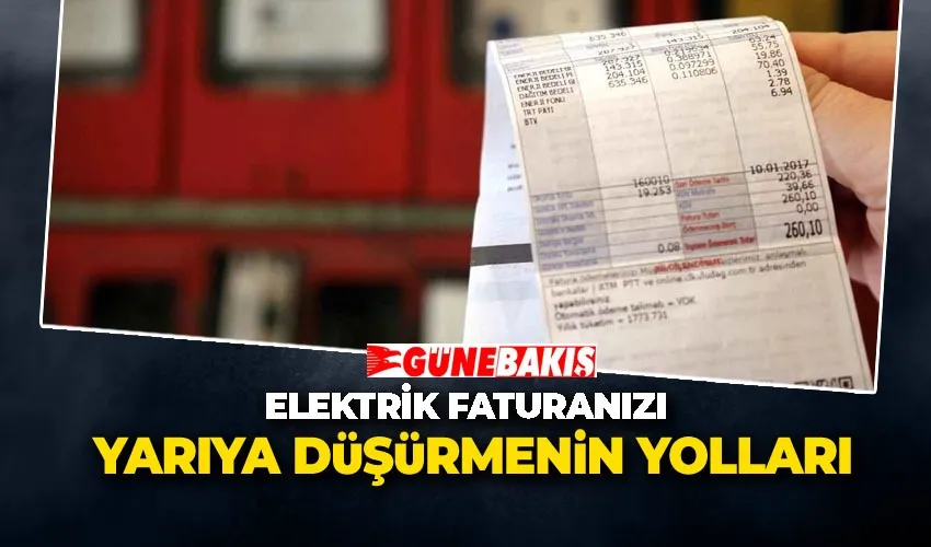 Elektrik Faturanızı Yarıya Düşürmenin Yolları
