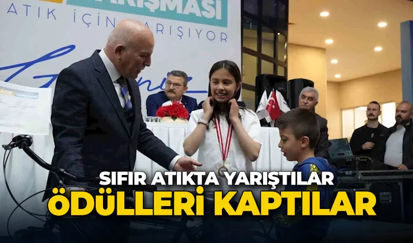 Sıfır atıkta yarıştılar, ödülleri kaptılar