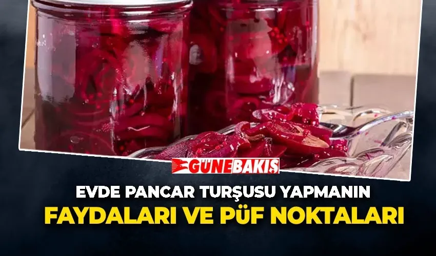 Evde Pancar Turşusu Yapmanın Faydaları ve Püf Noktaları