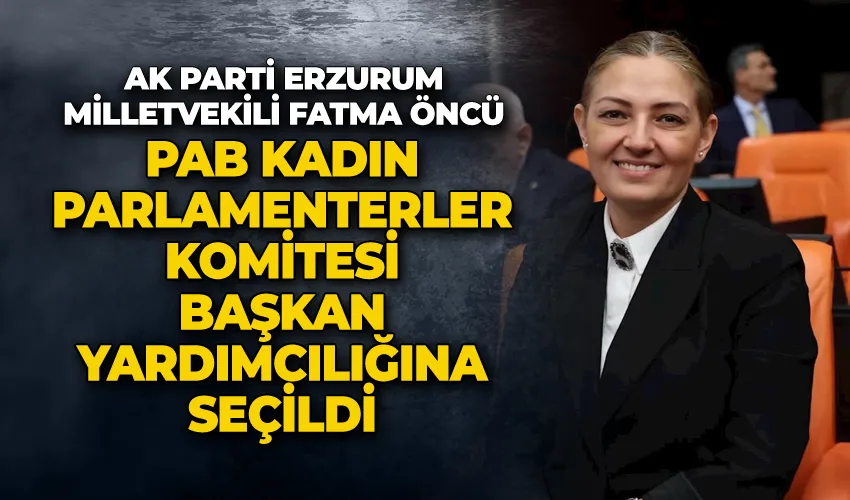AK Parti Erzurum Milletvekili Fatma Öncü, PAB kadın parlamenterler komitesi başkan yardımcılığına seçildi