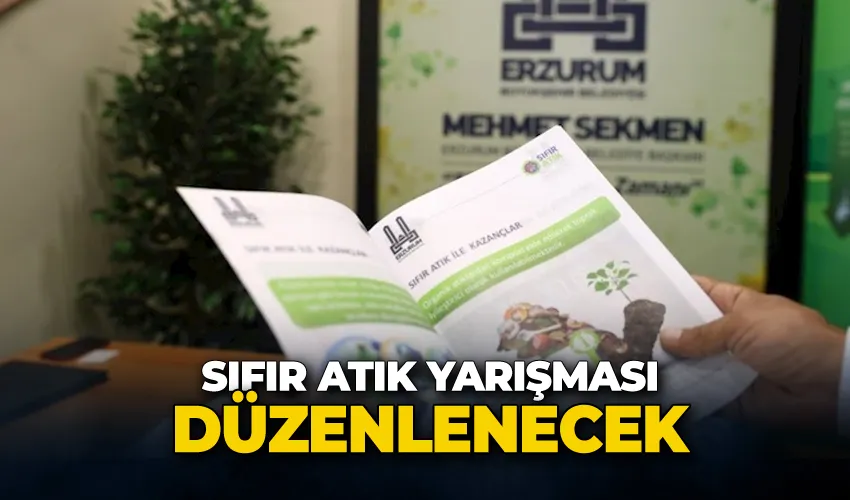 Sıfır Atık Yarışması düzenlenecek