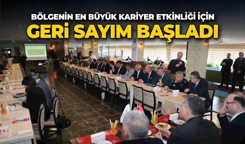 Bölgenin en büyük kariyer etkinliği için geri sayım başladı