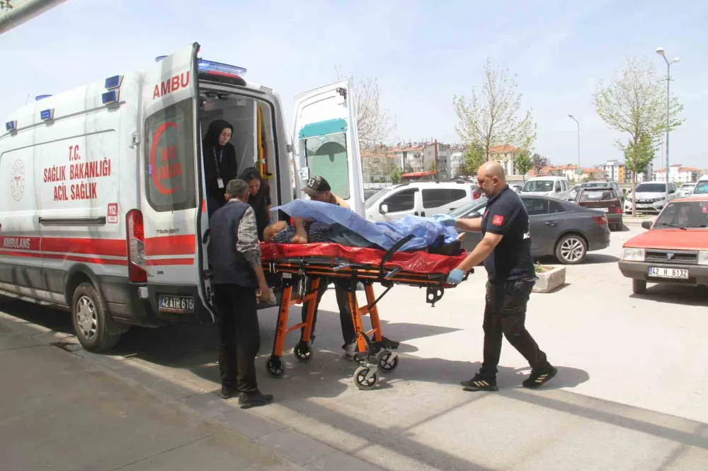 Çapa motoruna ayağını kaptıran çiftçi yaralandı
