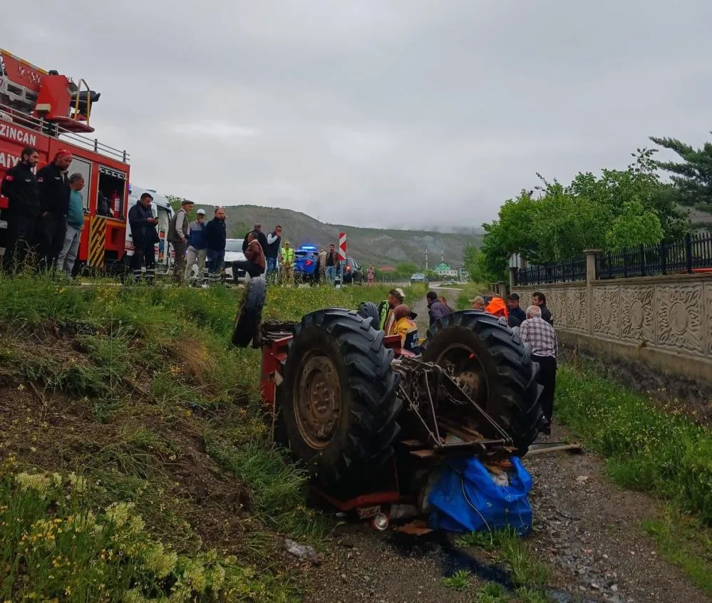Traktörün altında kalan sürücü öldü