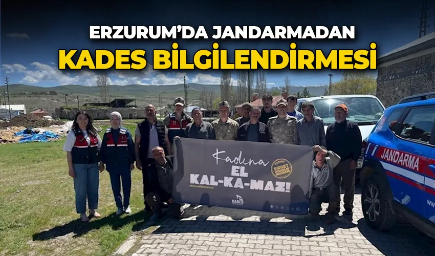 Jandarmadan KADES bilgilendirmesi