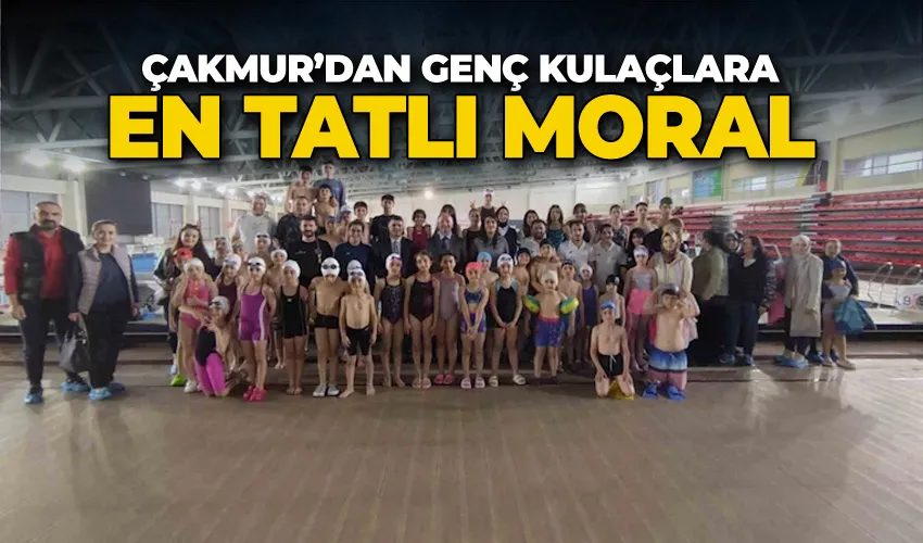 Çakmur’dan genç kulaçlara en tatlı moral