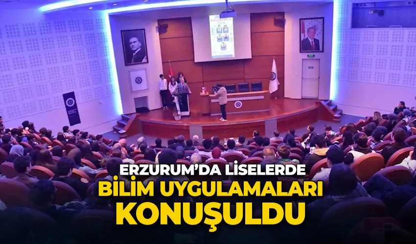 Liselerde bilim uygulamaları sempozyumu