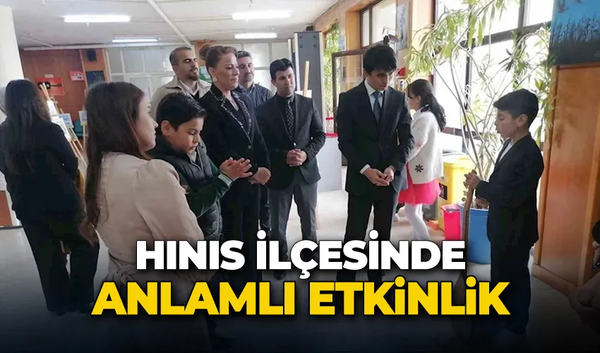 Hınıs’ta anlamlı etkinlik