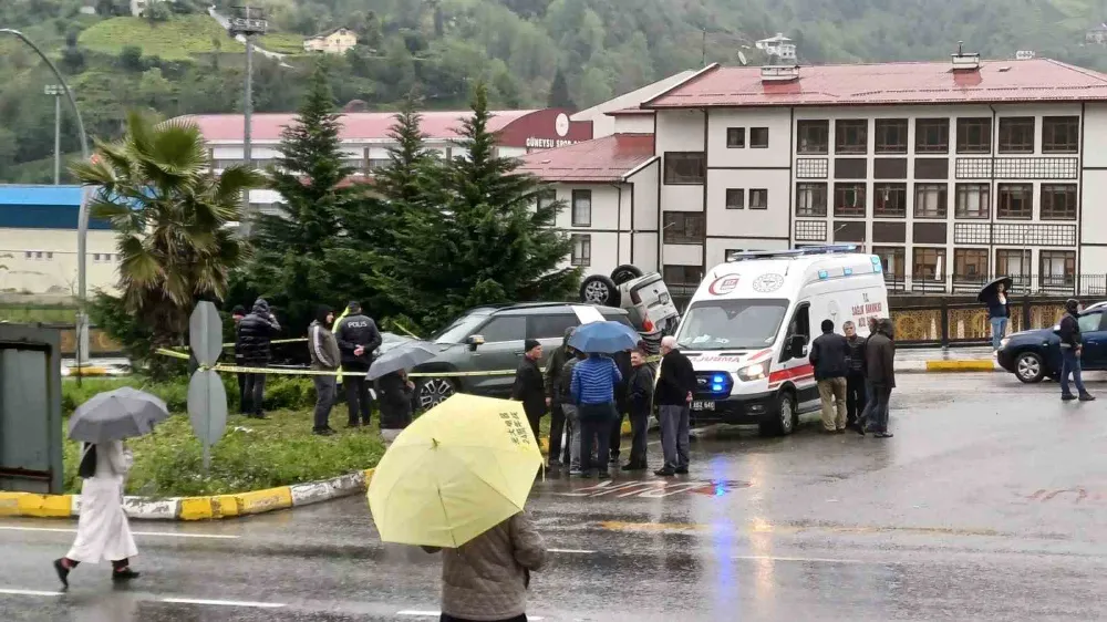 Rize’de trafik kazası: 1 ölü