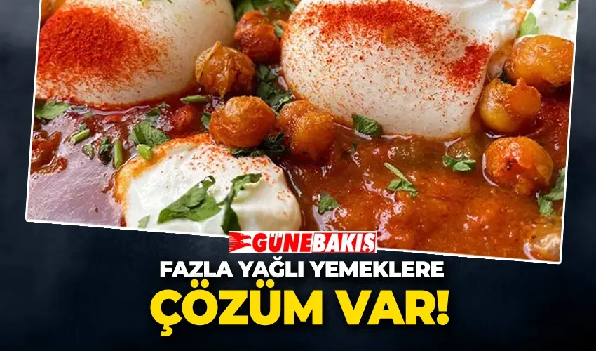 Fazla Yağlı Yemeklere Çözüm Var