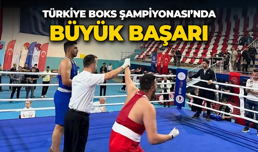 Türkiye Boks Şampiyonası’nda büyük başarı