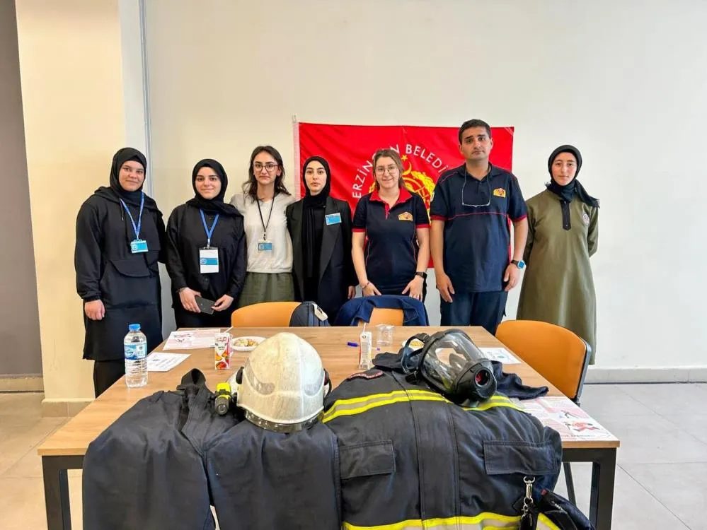 İtfaiyecilik mesleği öğrencilere anlatıldı