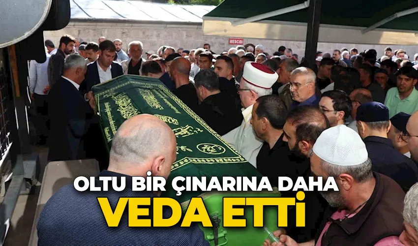 Oltu bir çınarına daha veda etti
