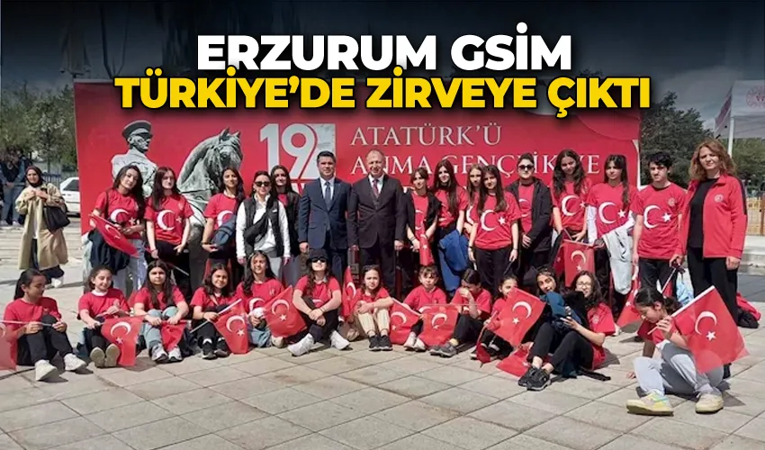 Erzurum GSİM Türkiye’de zirveye çıktı