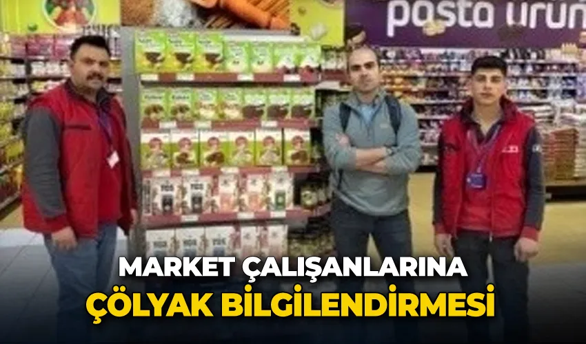 Market çalışanlarına çölyak bilgilendirmesi