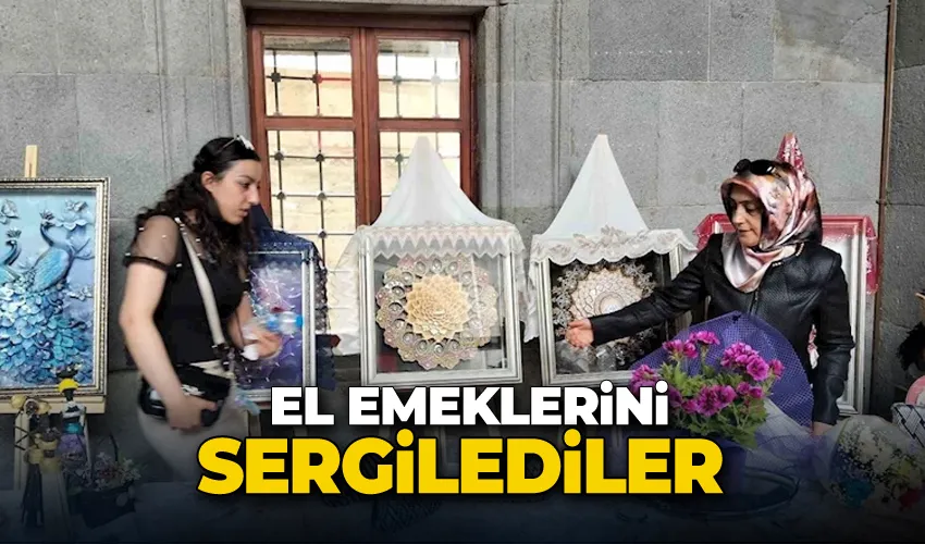 El emeklerini sergilediler