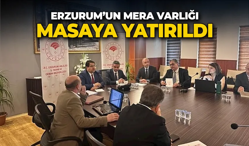 Erzurum’un mera varlığı masaya yatırıldı