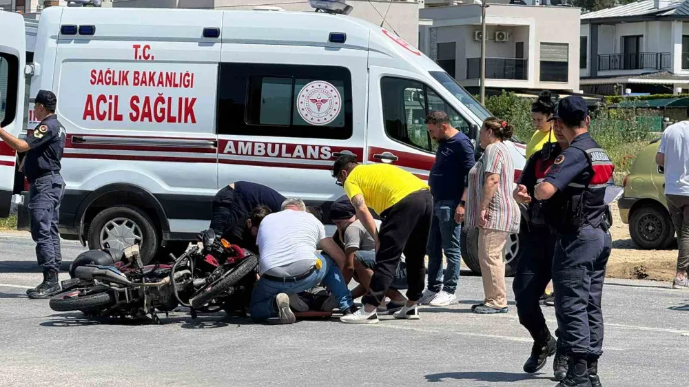 Kuşadası’nda motosiklet kazası