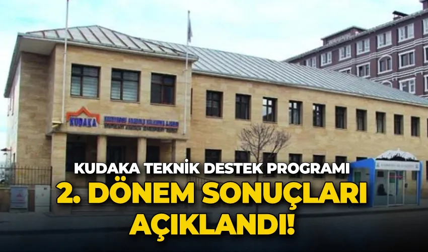 Kudaka Teknik Destek Programı 2. dönem sonuçları açıklandı
