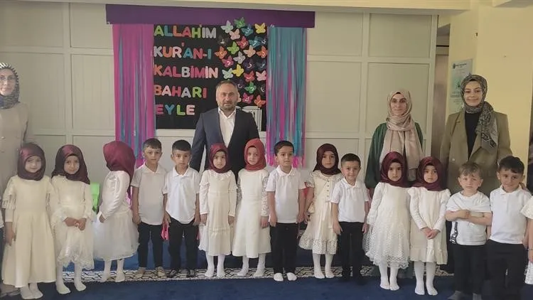 4-6 yaş Kur’an kurslarında yılsonu coşkusu