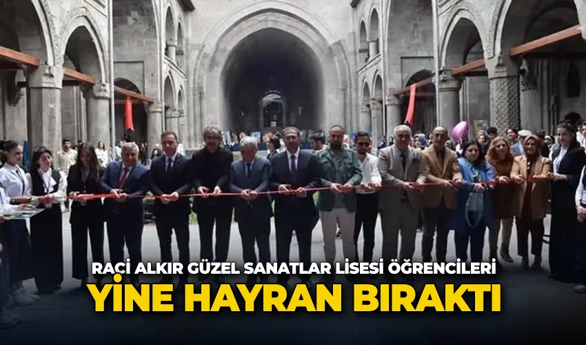 Raci Alkır Güzel Sanatlar Lisesi öğrencileri yine hayran bıraktı