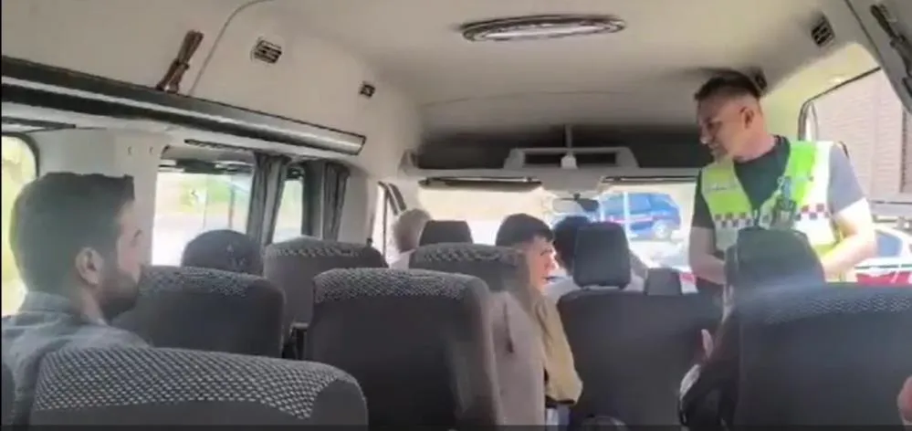 Yolcu kılığında seyahat eden jandarma sürücüyü af etmedi