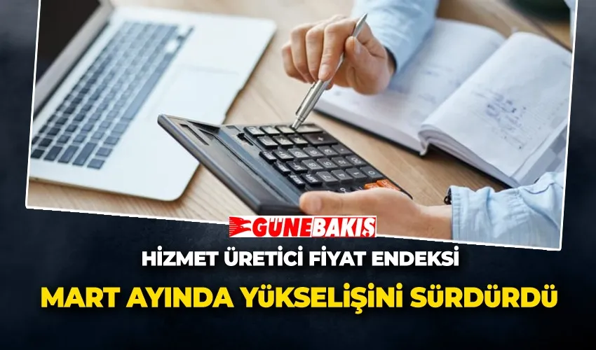 Hizmet Üretici Fiyat Endeksi Mart Ayında Yükselişini Sürdürdü