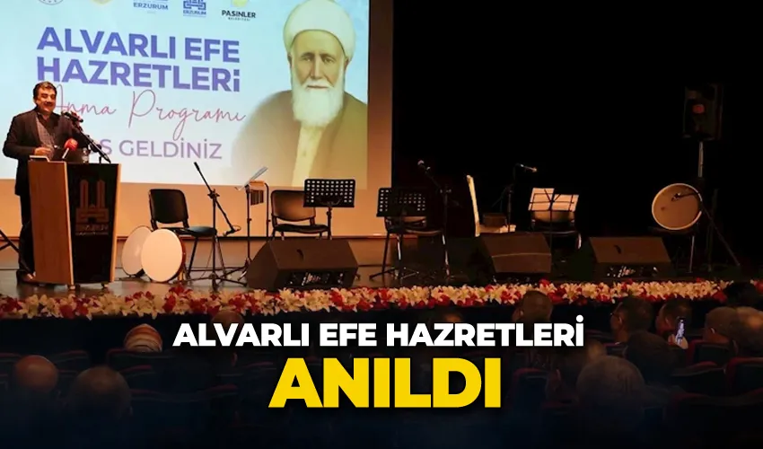 Alvarlı Efe Hazretleri anıldı