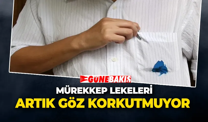 Kalem Lekesine 5 Dakikada Veda: Mürekkep Lekeleri Artık Göz Korkutmuyor