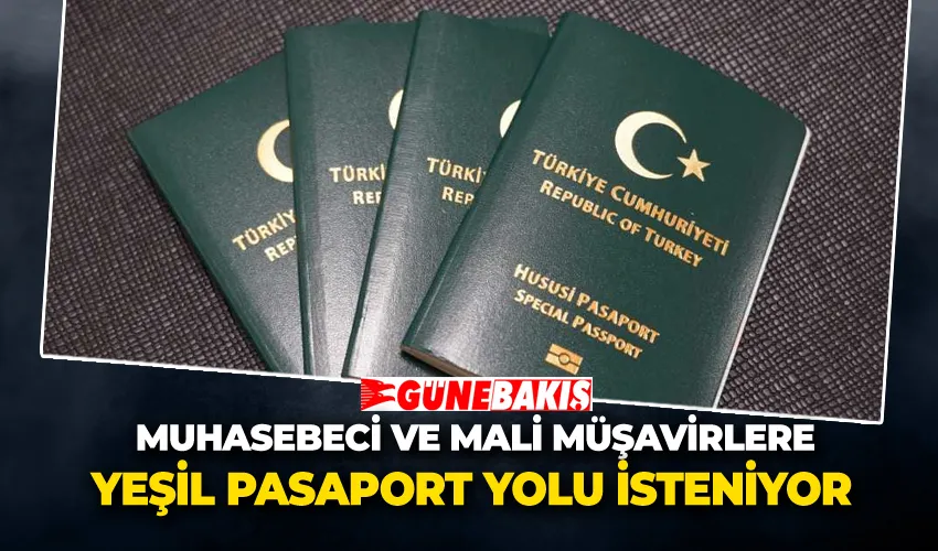 Muhasebeci ve Mali Müşavirlere Yeşil Pasaport Yolu İsteniyor