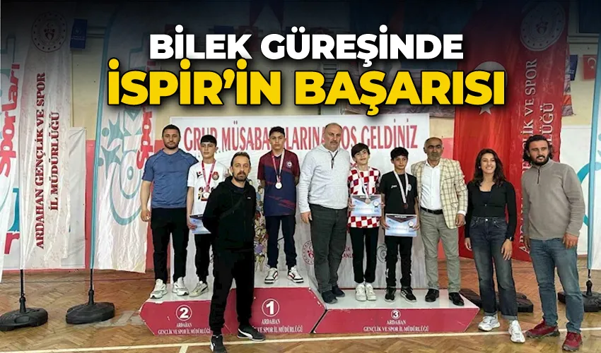 Bilek güreşinde İspir’in başarısı