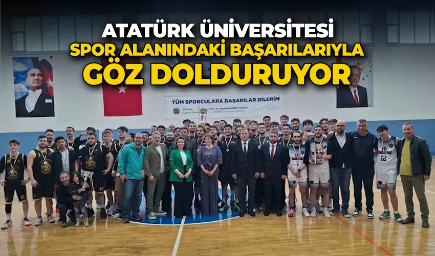 Atatürk Üniversitesi, spor alanındaki başarılarıyla göz dolduruyor