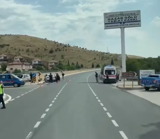 Elazığ’da trafik kazası; 3 yaralı
