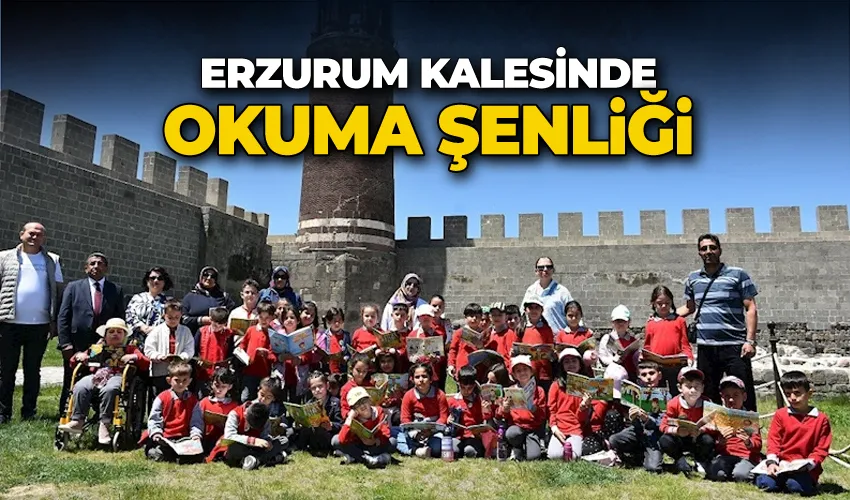 Erzurum kalesinde okuma şenliği