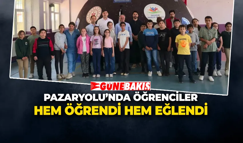 PAZARYOLU’NDA ÖĞRENCİLER HEM ÖĞRENDİ HEM EĞLENDİ