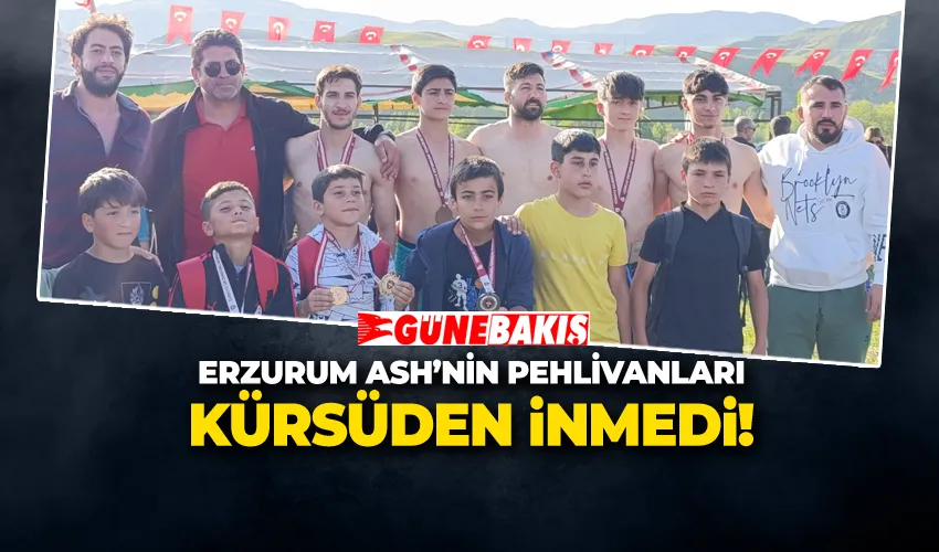 ERZURUM ASH’NİN PEHLİVANLARI KÜRSÜDEN İNMEDİ!