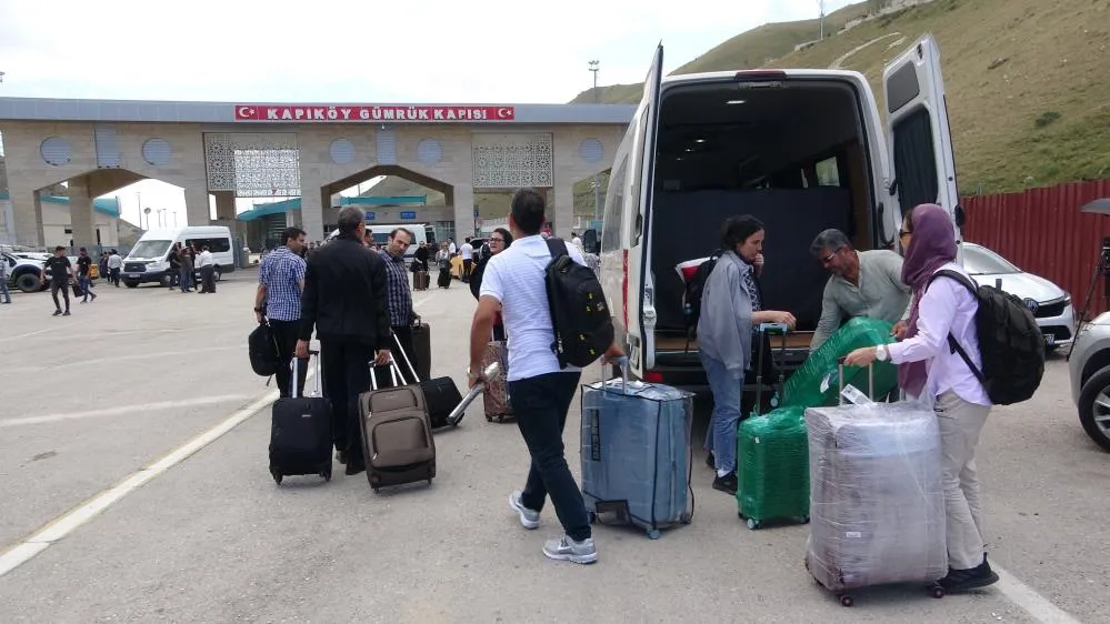 Van sınırında dönüş hareketliliği