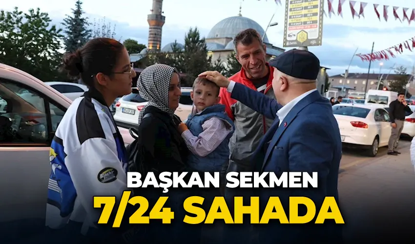 Başkan Sekmen; 
