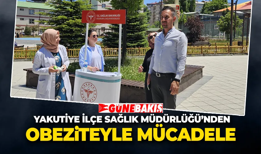 Yakutiye İlçe Sağlık Müdürlüğü Obeziteyle Mücadele Kapsamında Sahada