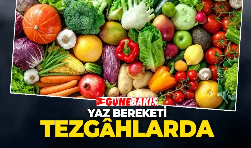 Yaz Bereketi Tezgâhlarda: Haziran ve Temmuz’un Taze Meyve-Sebzeleri