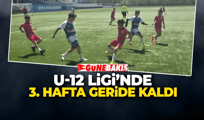U-12 LİGİ’NDE 3. HAFTA GERİDE KALDI
