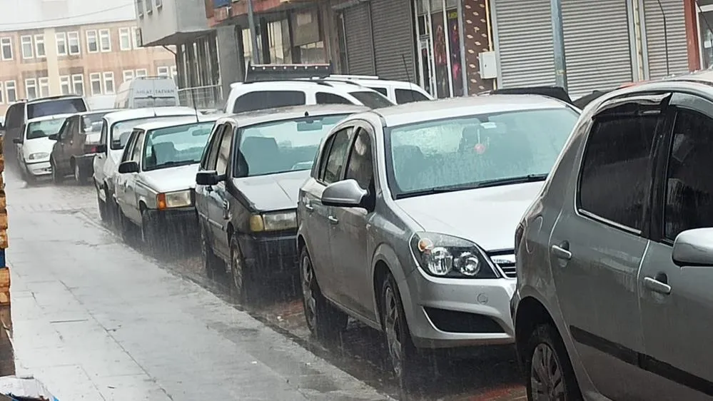 Ahlat’ta şiddetli yağmur etkili oldu